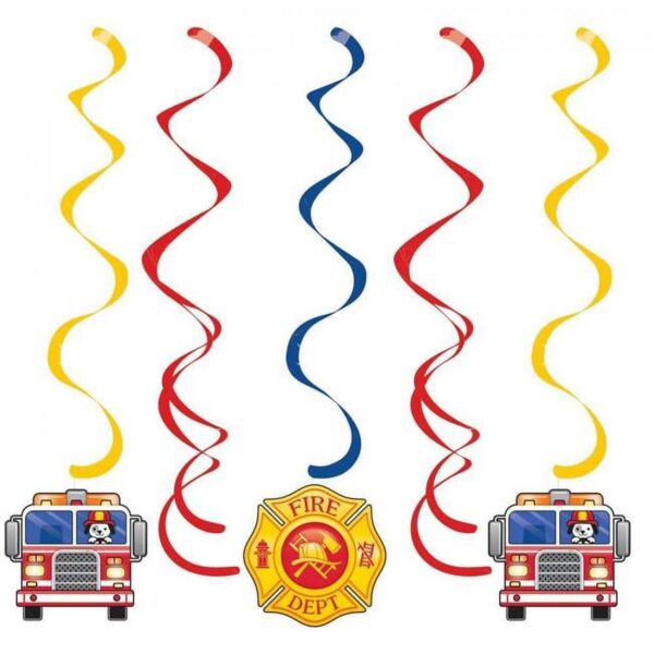 Flaming Fire Dizzy Danglers - 5 Count (Party Supplies) {Creative Converting}
