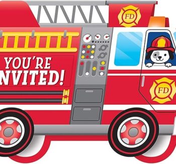 Flaming Fire Party Invitations - 8 Count (Party Supplies) {Creative Converting}