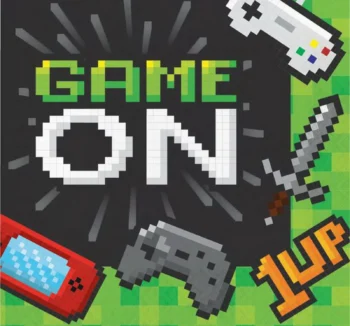 Gaming Party Luncheon Napkin - 16 Count (Party Supplies) {Creative Converting}