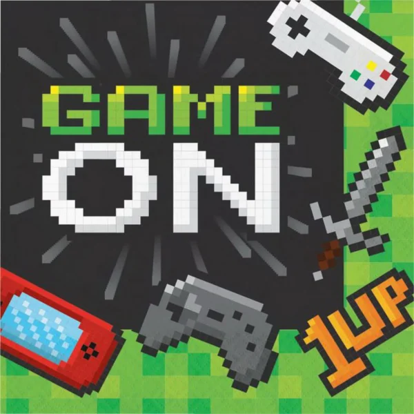 Gaming Party Luncheon Napkin - 16 Count (Party Supplies) {Creative Converting}