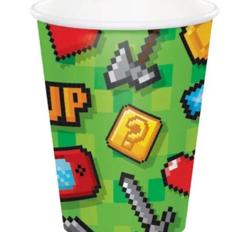 Gaming Party B9oz Hot/Cold Paper Cups - 8 Count (Party Supplies) {Creative Converting}