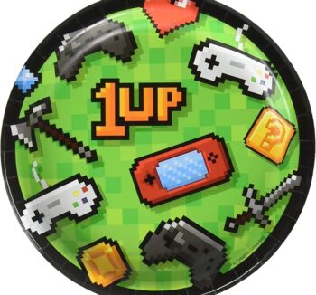 Gaming Party 7" Luncheon Plate - 8 Count (Party Supplies) {Creative Converting}