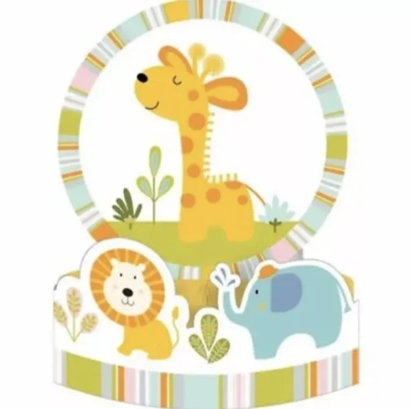 Happy Jungle Centerpiece - 1 Piece Count (Party Supplies)