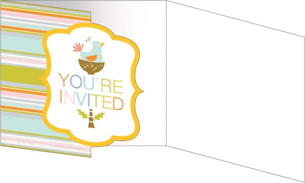 Happy Jungle Foldover Party Invitations - 8 Piece Count (Party Supplies) - Image 3