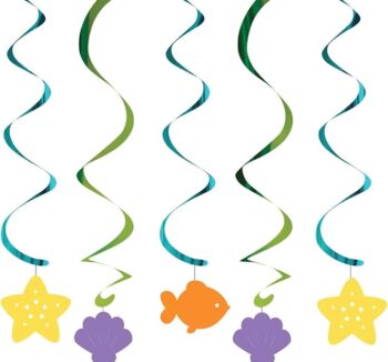 Mermaid Friends Dizzy Danglers - 5 Count (Party Supplies) {Creative Converting}