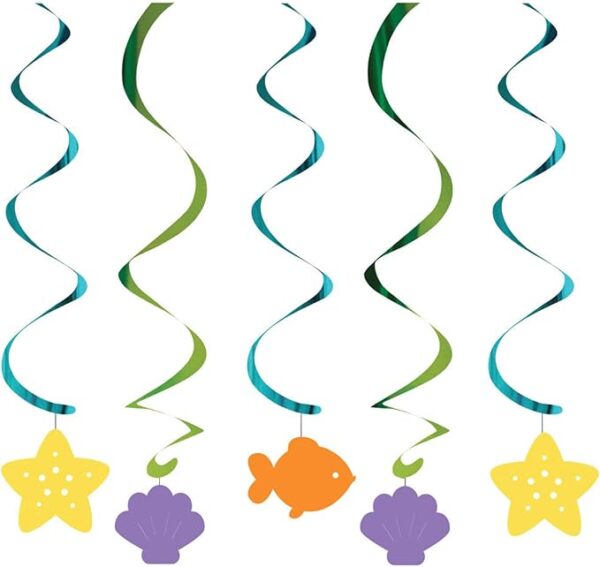 Mermaid Friends Dizzy Danglers - 5 Count (Party Supplies) {Creative Converting}