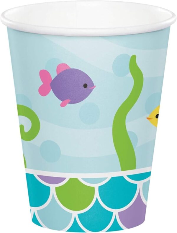 Mermaid Friends 9oz Hot/Cold Paper Cup - 8 Count (Party Supplies) {Creative Converting}