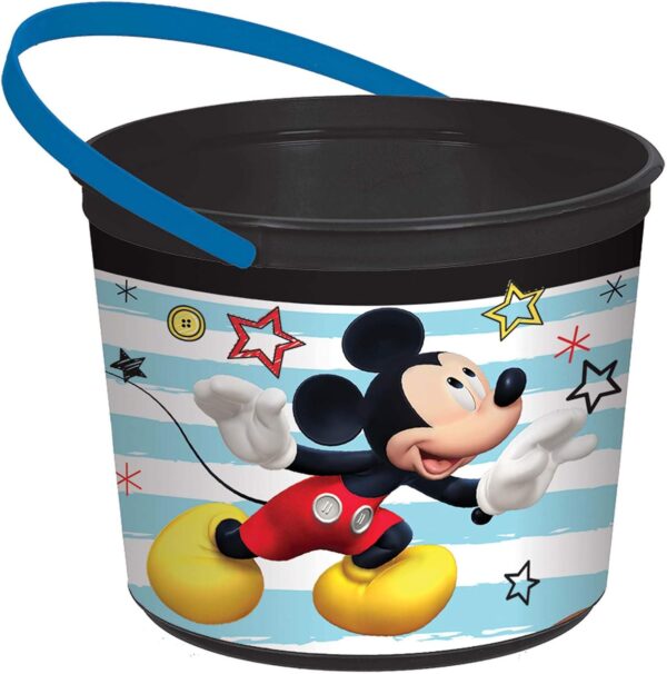 Mickey Mouse 'On the Go' Favor Container - 1 Count (Party Supplies, Party Favor)