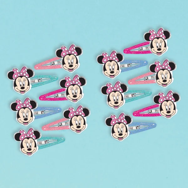 Minnie Mouse Happy Helpers Hair Clip - 6 Count (Party Supplies, Party Favors)