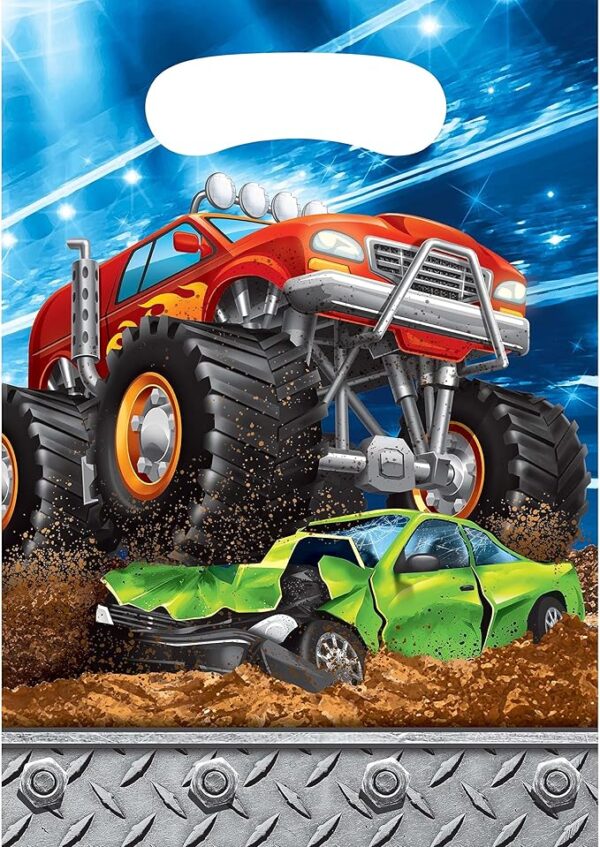 Monster Truck Loot Bags - 8 Count (Party Supplies) {Creative Converting}