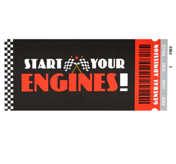 Racecar Racing Party Invitations - 8 Count (Party Supplies)