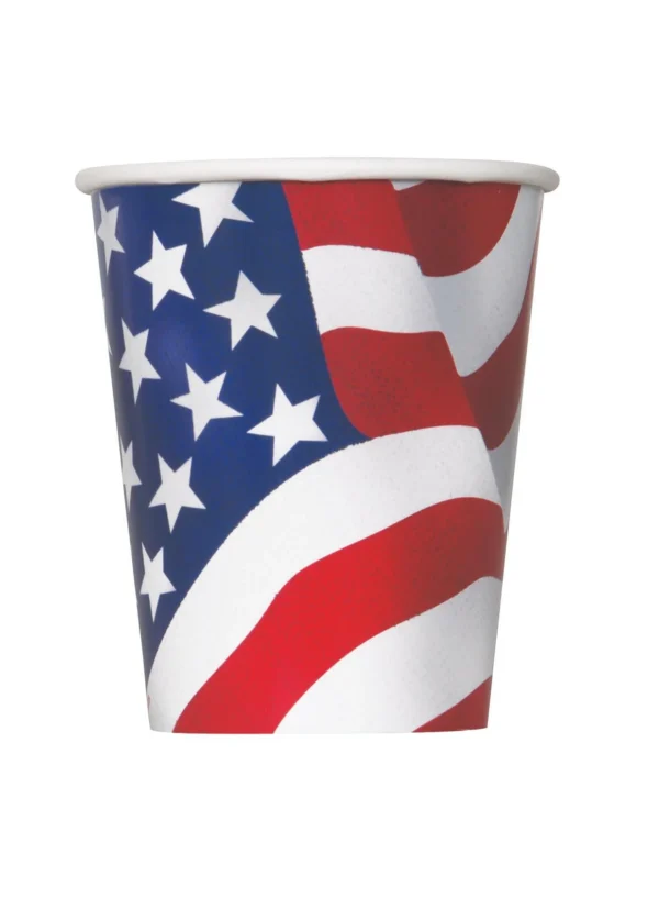 USA 4th of July 9oz Party Cups - 8 Count (Party Supplies) - Image 3