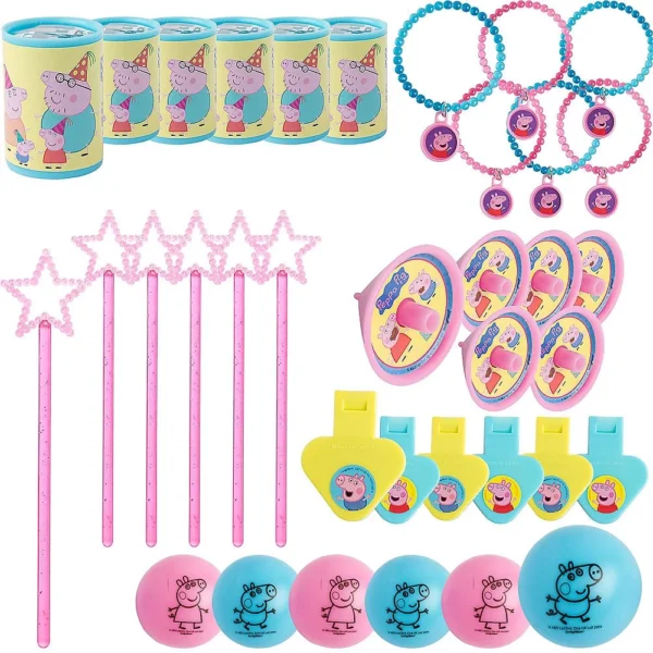 Peppa Pig Mega Mix Party Favor Value Pack - 48 Piece Count (Party Supplies, Party Favor) - Image 3