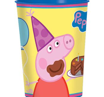 Peppa Pig 16oz Plastic Favor Cup - 1 Piece Count (Party Supplies)