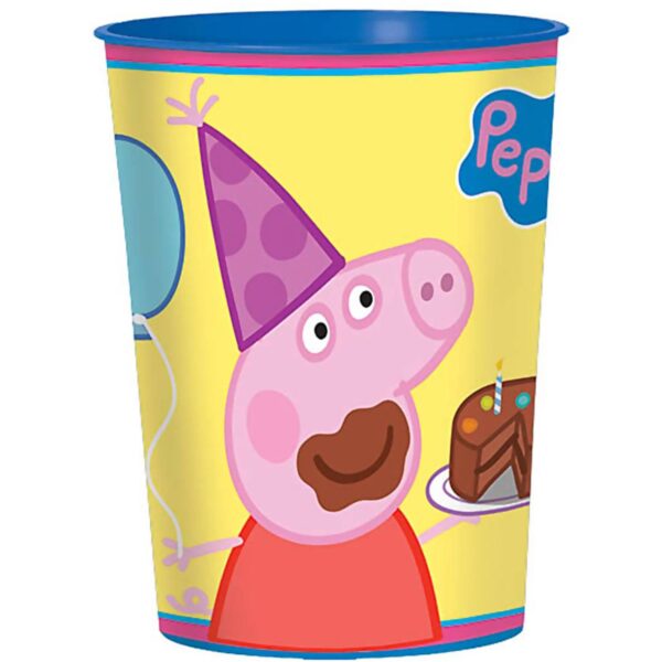 Peppa Pig 16oz Plastic Favor Cup - 1 Piece Count (Party Supplies)