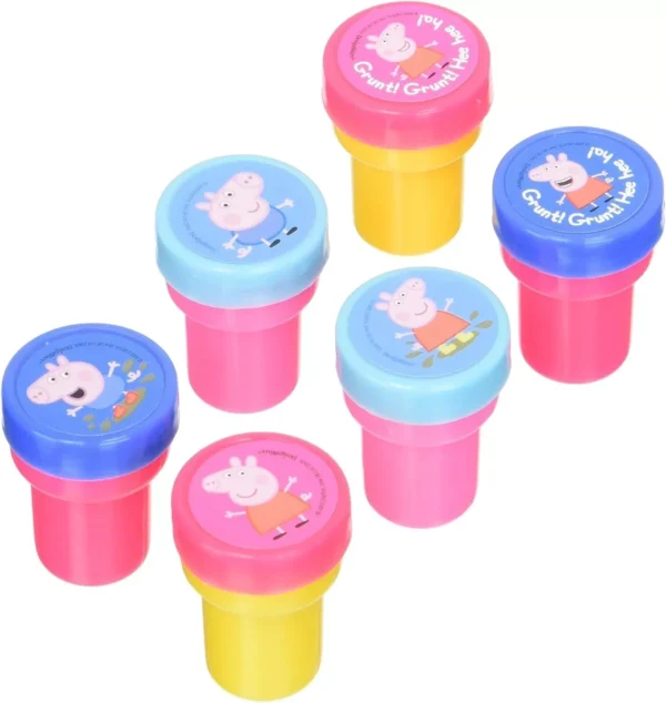 Peppa Pig Stamper Set - 6 Piece Count (Party Supplies, Party Favor)