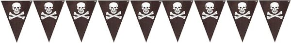 Pirate Treasure Plastic Flag Banner - 1 Count (Party Supplies) {Creative Converting}