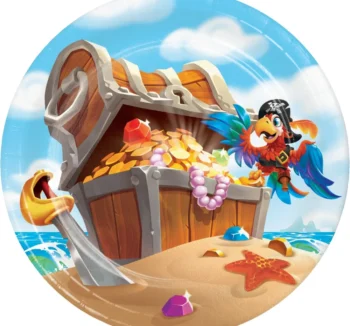 Pirate Treasure 7" Dessert Plates - 8 Count (Party Supplies) {Creative Converting}