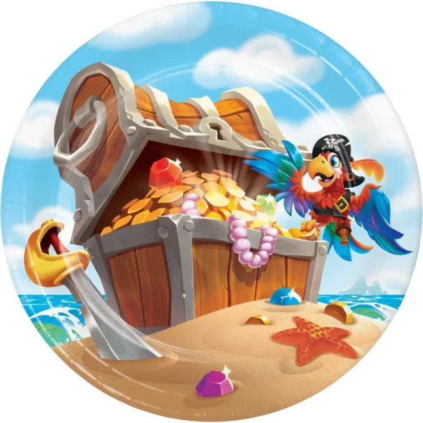 Pirate Treasure 7" Dessert Plates - 8 Count (Party Supplies) {Creative Converting}