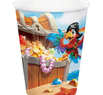 Pirate Treasure 9oz Hot/Cold Paper Cups - 8 Count (Party Supplies) {Creative Converting}