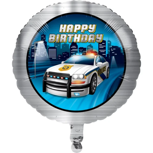 Police Party 18" Foil Balloon - 1 Count (Party Supplies) {Creative Converting}