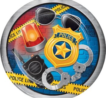 Police Party Dinner Plate - 8 Count (Party Supplies) {Creative Converting}