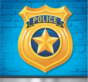 Police Party Beverage Napkin 5" x 5" - 16 Count (Party Supplies) {Creative Converting}