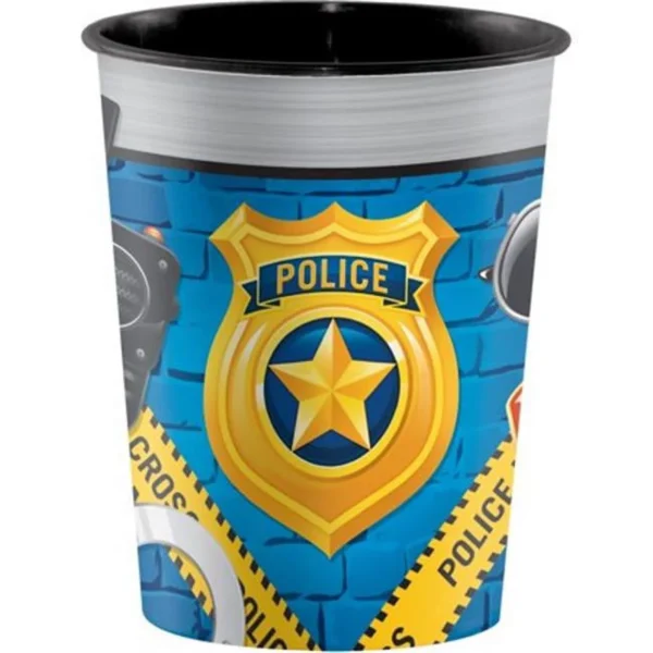 Police Party Favor Cup 16oz - 1 Count (Party Supplies) {Creative Converting}