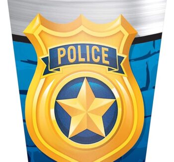 Police Party Hot/Cold Paper Cups 9oz - 8 Count (Party Supplies) {Creative Converting}