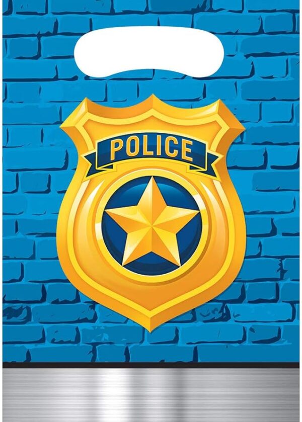 Police Party Loot Bags - 8 Count (Party Supplies, Party Favor) {Creative Converting}