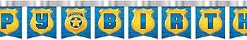 Police Party Jointed Banner - 1 Count (Party Supplies) {Creative Converting}