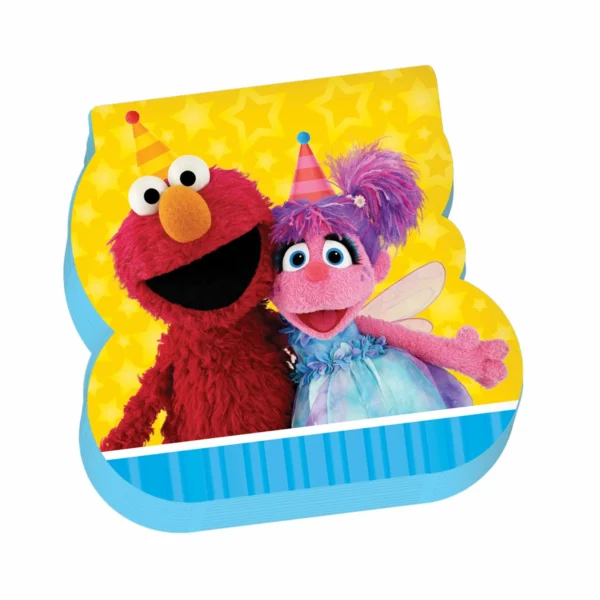 Sesame Street Die-Cut Notepad - 1 Count (Party Supplies)