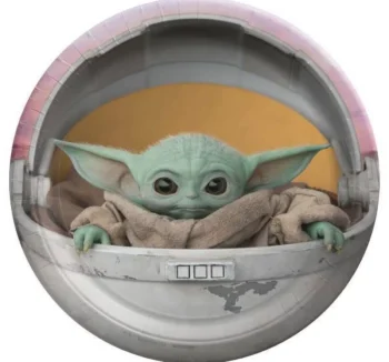 Star Wars 'The Mandalorian' Mini Plates - 8 Count (Party Supplies)