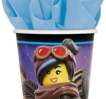 The Lego Movie 2 9oz Paper Cups - 8 Count (Party Supplies)