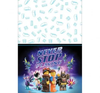 The Lego Movie 2 Plastic Table Covering - 1 Count (Party Supplies)