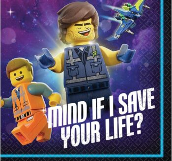 The Lego Movie 2 Beverage Napkin - 16 Count (Party Supplies)