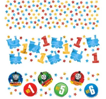 Thomas the Train Confetti Value Pack - 3 Types (Party Supplies)