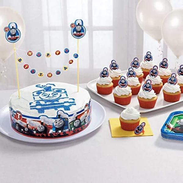Thomas the Train Dessert Decorating Kit - 16 Piece Count (Party Supplies) - Image 3