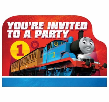 Thomas the Train Party Invitations - 8 Piece Count (Party Supplies)