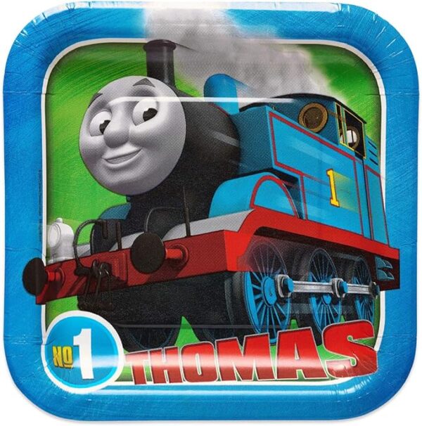 Thomas the Train 7" Luncheon Paper Plate - 8 Piece Count (Party Supplies)