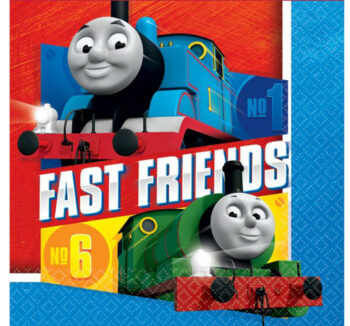 Thomas the Train Luncheon Napkin - 16 Piece Count (Party Supplies)