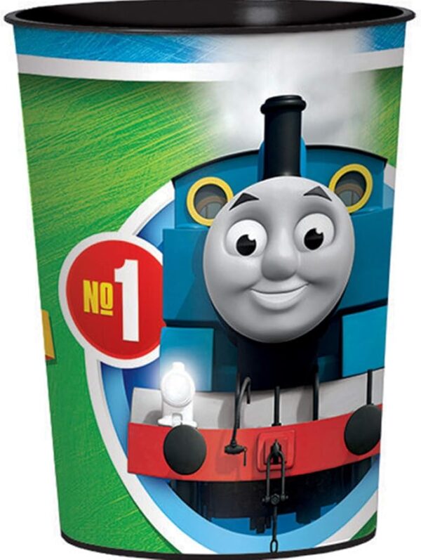 Thomas the Train 16oz Plastic Favor Cups - 1 Piece Count (Party Supplies)